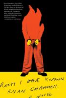 RIOTS I HAVE KNOWN by Ryan Chapman RIOTS I HAVE KNOWN by Ryan Chapman