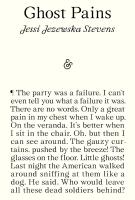 GHOST PAINS by Jessi Jezewska Stevens